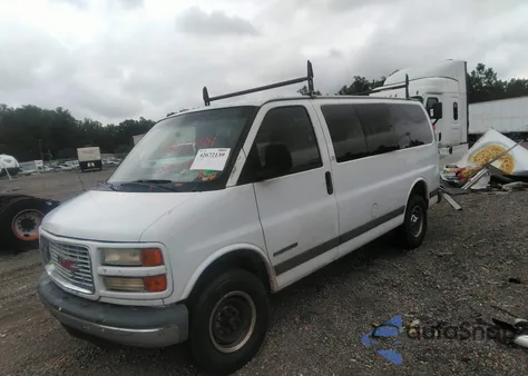 1999 GMC Savana Standard z USA, uszkodzony, nr VIN 1GJHG35R7X1046624